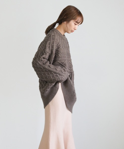 select MOCA（セレクトモカ）の「マーメイドニットスカート（スカート・レディース・ブラック/ブラウン/アイボリー・FREE）」の20枚目の写真