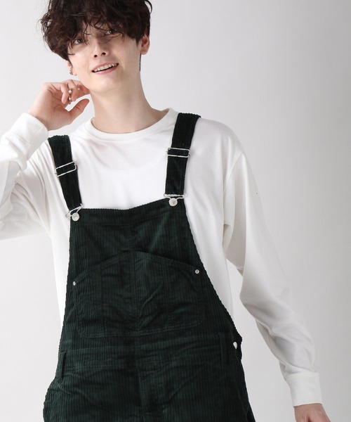 RAGEBLUE（レイジブルー）の「コーデュロイオーバーオール/203147（サロペット/オーバーオール・メンズ・オレンジ/その他4/グリーン系その他/その他19・FREE）」の2枚目の写真