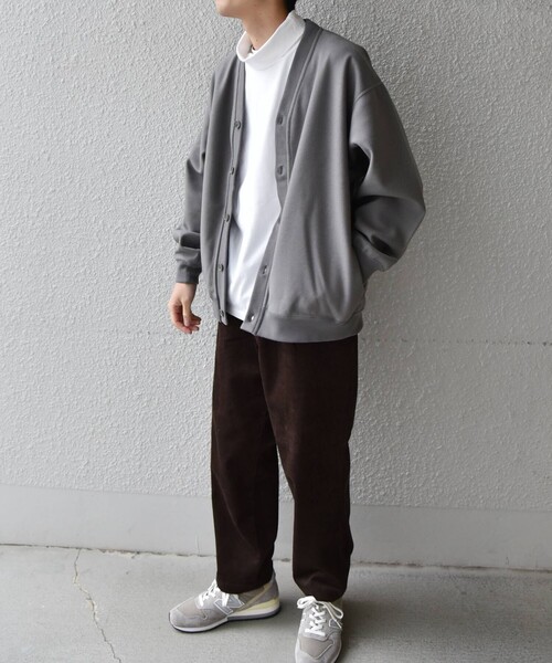 SHIPS any（シップス エニィ）の「SHIPS any: 【ウォッシャブル】ウールライク ポンチ ボタンカーディガン◇（カーディガン/ボレロ・メンズ・グレー/ネイビー/ブラック・MEDIUM/LARGE/X-LARGE）」の7枚目の写真