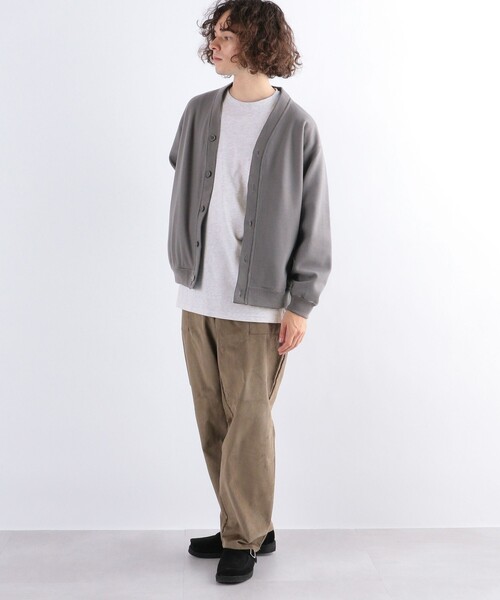 SHIPS any（シップス エニィ）の「SHIPS any: 【ウォッシャブル】ウールライク ポンチ ボタンカーディガン◇（カーディガン/ボレロ・メンズ・グレー/ネイビー/ブラック・MEDIUM/LARGE/X-LARGE）」の12枚目の写真