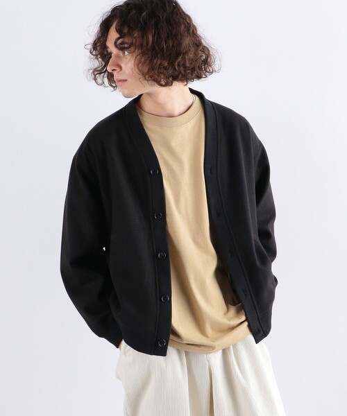 SHIPS any（シップス エニィ）の「SHIPS any: 【ウォッシャブル】ウールライク ポンチ ボタンカーディガン◇（カーディガン/ボレロ・メンズ・グレー/ネイビー/ブラック・MEDIUM/LARGE/X-LARGE）」の15枚目の写真