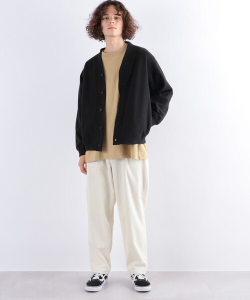 SHIPS any（シップス エニィ）の「SHIPS any: 【ウォッシャブル】ウールライク ポンチ ボタンカーディガン◇（カーディガン/ボレロ・メンズ・グレー/ネイビー/ブラック・MEDIUM/LARGE/X-LARGE）」の16枚目の写真