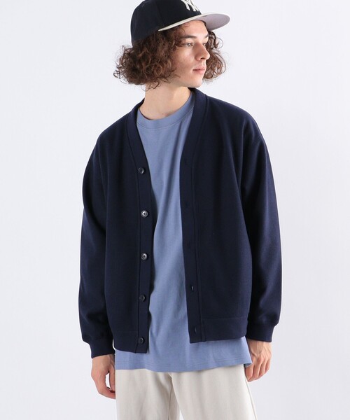 SHIPS any（シップス エニィ）の「SHIPS any: 【ウォッシャブル】ウールライク ポンチ ボタンカーディガン◇（カーディガン/ボレロ・メンズ・グレー/ネイビー/ブラック・MEDIUM/LARGE/X-LARGE）」の20枚目の写真
