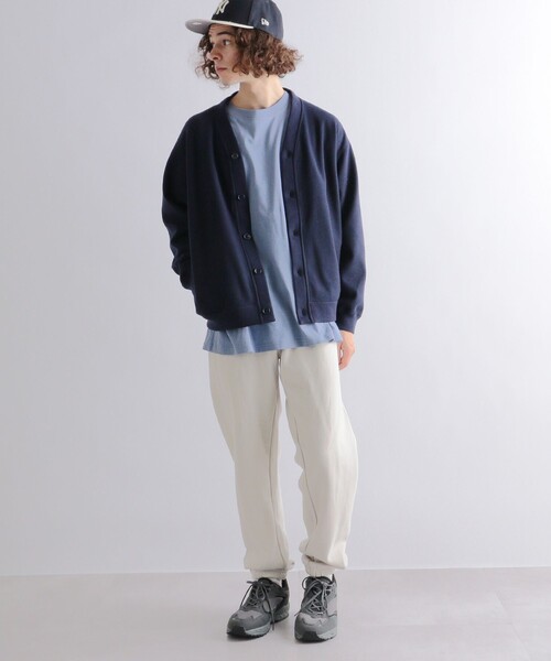 SHIPS any（シップス エニィ）の「SHIPS any: 【ウォッシャブル】ウールライク ポンチ ボタンカーディガン◇（カーディガン/ボレロ・メンズ・グレー/ネイビー/ブラック・MEDIUM/LARGE/X-LARGE）」の22枚目の写真