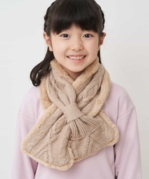 a.v.v（アーヴェヴェ）の「[KIDS]フェイクファーニットリバーシブルマフラー（マフラー・キッズ）」