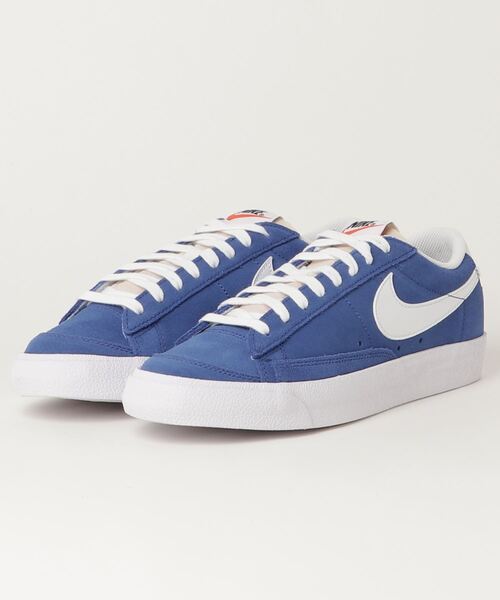 NIKE(ナイキ)の「BLAZER LOW '77 SUEDE DA7254-401(スニーカー・メンズ・ロイヤルブルー・25.5cm/26.5cm/27.5cm/28.5cm/30.0cm/26.0cm/27.0cm/28.0cm/29.0cm/25.0cm)」の1枚目の写真
