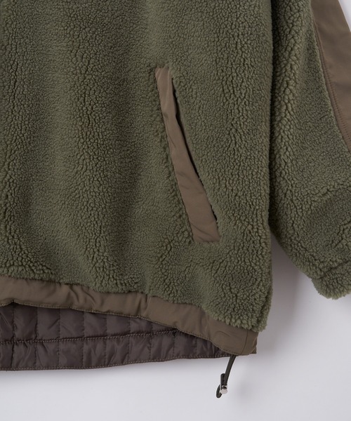 CIAOPANIC TYPY（チャオパニックティピー）の「【Fine 2月号掲載】ボア切替フードジャケット（その他アウター・メンズ・カーキ/ブラック・M/L）」の17枚目の写真
