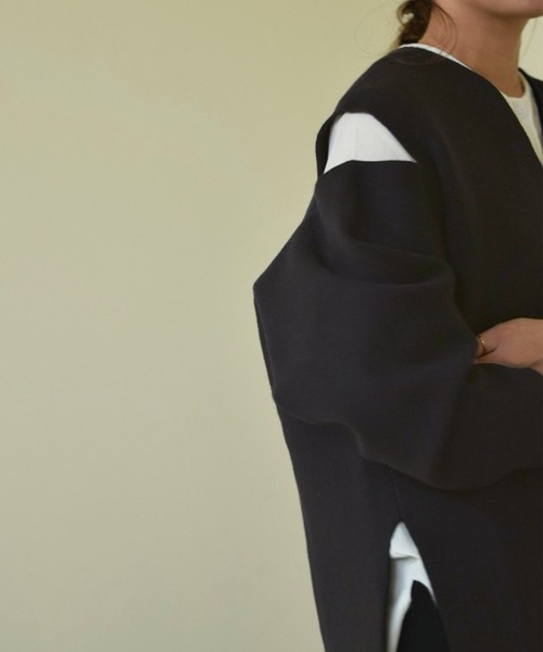 titivate（ティティベイト）の「ｼｮﾙﾀﾞｰｽﾘｯﾄﾃﾞｻﾞｲﾝｷｰﾈｯｸﾆｯﾄ（ニット/セーター・レディース・ブラウン系その他/ライトブラウン/ピンク/ブラック・M/S）」の2枚目の写真