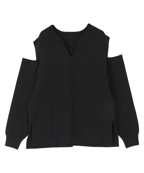 titivate（ティティベイト）の「ｼｮﾙﾀﾞｰｽﾘｯﾄﾃﾞｻﾞｲﾝｷｰﾈｯｸﾆｯﾄ（ニット/セーター・レディース・ブラウン系その他/ライトブラウン/ピンク/ブラック・M/S）」の22枚目の写真