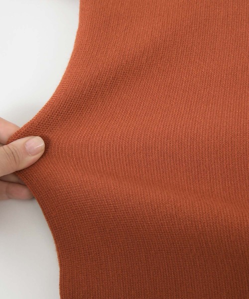 titivate（ティティベイト）の「ｼｮﾙﾀﾞｰｽﾘｯﾄﾃﾞｻﾞｲﾝｷｰﾈｯｸﾆｯﾄ（ニット/セーター・レディース・ブラウン系その他/ライトブラウン/ピンク/ブラック・M/S）」の7枚目の写真