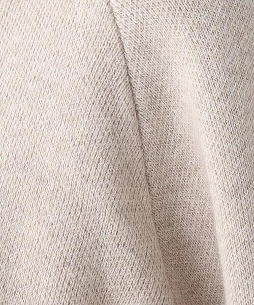 OPAQUE.CLIP(オペークドットクリップ)の「◆オーガニックコットンウール クルーネックニット【WEB限定サイズ】(ニット/セーター・レディース・ライトグレー/ブラック/ブルー/ダークパープル・40/38/42/36/34)」の12枚目の写真