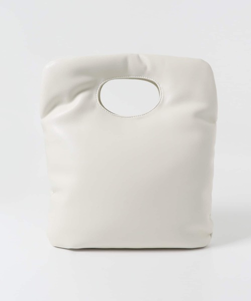 KBF（ケイビーエフ）の「パファーBAG（ハンドバッグ・レディース・ホワイト/ブラック/グリーン系その他・ONE）」の7枚目の写真