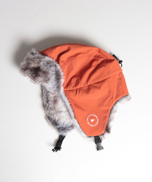 halo commodity（ハロ　コモディティー）の「【halo Commodity/ハロ コモディティー】Medere Trek Cap フライトキャップ（キャップ・メンズ・ブラック/ベージュ/オレンジ・FREE）」の3枚目の写真