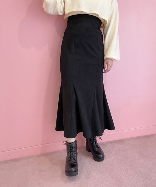 OLIVE des OLIVE（オリーブデオリーブ）の「マーメイドロングスカート（スカート・レディース・ブラック/ブラウン/ブルー/アイボリー・FREE）」の22枚目の写真