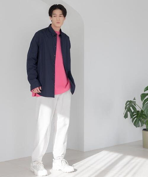 CITEN（シテン）の「＜CITEN（シテン）＞オーバー シャツ（シャツ/ブラウス・メンズ・ネイビー/ホワイト・FREE）」の10枚目の写真