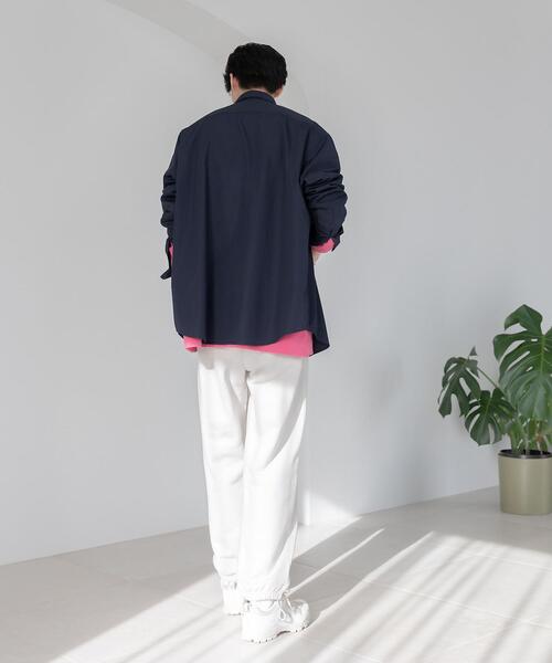 CITEN（シテン）の「＜CITEN（シテン）＞オーバー シャツ（シャツ/ブラウス・メンズ・ネイビー/ホワイト・FREE）」の21枚目の写真