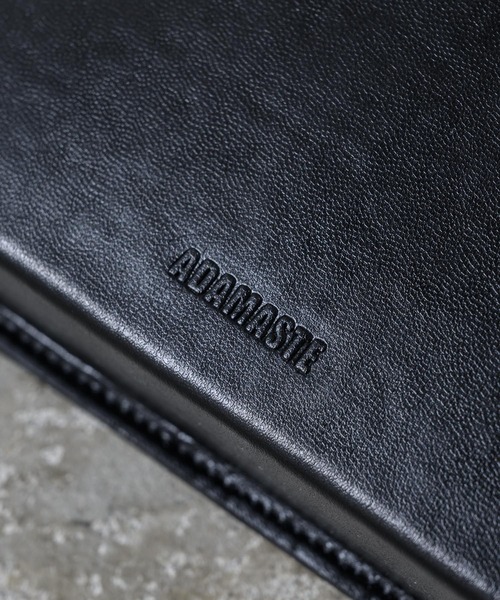 ADAMASTE（アダマスト）の「シンセティックレザーショルダーバッグ（ショルダーバッグ・メンズ・ブラック・FREE）」の11枚目の写真