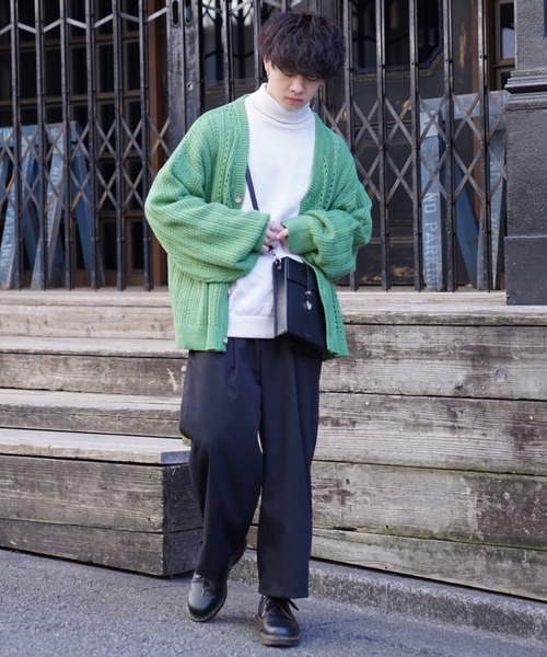 ADAMASTE（アダマスト）の「シンセティックレザーショルダーバッグ（ショルダーバッグ・メンズ・ブラック・FREE）」の14枚目の写真