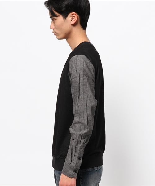 OUTLET(アウトレット)の「【WHO'S WHO gallery】EXBASIC(Tシャツ/カットソー・メンズ・ブラック/グレー/ネイビー・MEDIUM)」の7枚目の写真