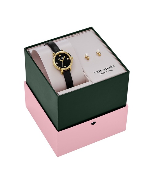 kate spade new york（ケイトスペード ニューヨーク）の「MORNINGSIDE KSW1730SET（アナログ腕時計・レディース・ブラック・FREE）」の8枚目の写真