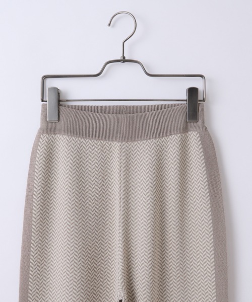 CIAOPANIC（チャオパニック）の「ジャガードニットフレアパンツ（その他パンツ・レディース・ベージュ/オレンジ/グリーン・FREE）」の5枚目の写真