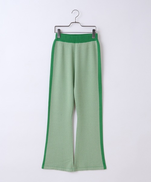 CIAOPANIC（チャオパニック）の「ジャガードニットフレアパンツ（その他パンツ・レディース・ベージュ/オレンジ/グリーン・FREE）」の12枚目の写真