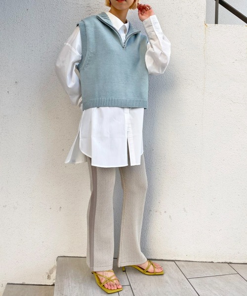 CIAOPANIC（チャオパニック）の「ジャガードニットフレアパンツ（その他パンツ・レディース・ベージュ/オレンジ/グリーン・FREE）」の22枚目の写真