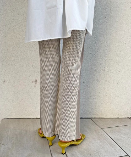 CIAOPANIC（チャオパニック）の「ジャガードニットフレアパンツ（その他パンツ・レディース・ベージュ/オレンジ/グリーン・FREE）」の21枚目の写真