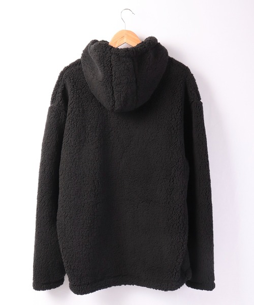 staple（ステイプル）の「【STAPLE】ボアフリースフーディー（パーカー・メンズ・ブラック・L/2XL/M/XL）」の3枚目の写真