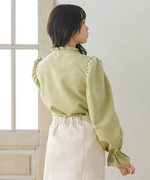 ems excite（エムズエキサイト）の「色々釦レースブラウス（シャツ/ブラウス・レディース・ライトグリーン/アイボリー/ライトピンク・FREE）」の18枚目の写真