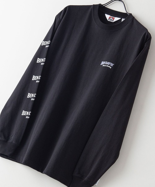 BEN DAVIS（ベンデイビス）の「【BEN DAVIS／ベンデイビス】袖プリントロンT　バックプリント（Tシャツ/カットソー・メンズ・ホワイト/ブラック/ダークグリーン・MEDIUM/LARGE/X-LARGE）」の12枚目の写真