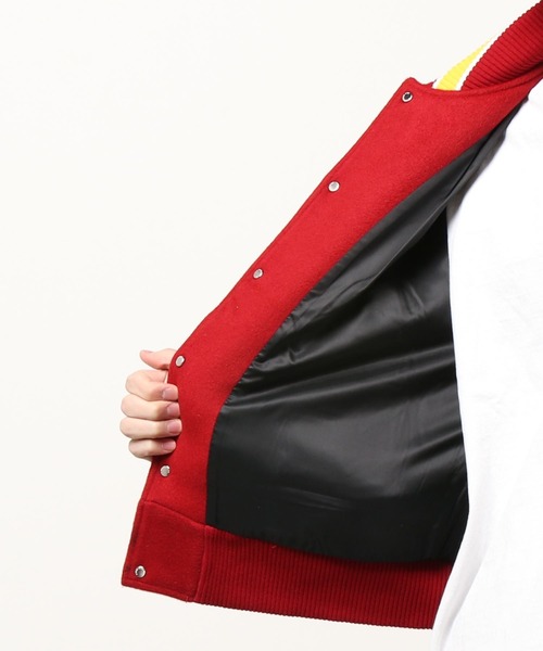 A FEW GOOD KIDS(ア フュー グッド キッズ)の「AFEWGOODKIDS/アフューグッドキッズ/グッドキッズオンリースタジャン/GoodKidsOnlyStadiumJacket(スタジャン・メンズ・レッド・LARGE/X-LARGE)」の15枚目の写真
