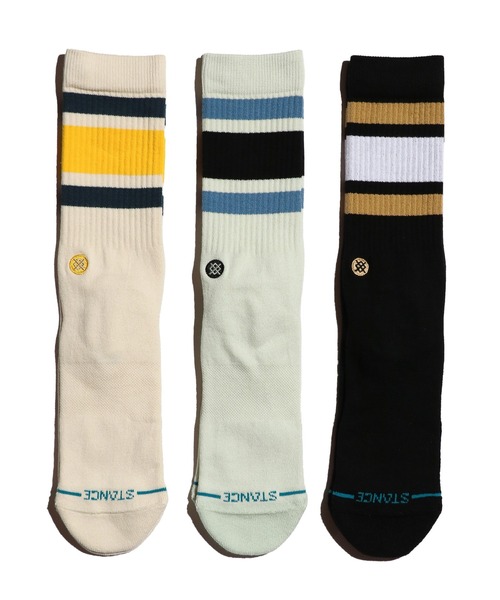 STANCE（スタンス）の「STANCE / スタンス THE BOYD 3 PACK（ソックス/靴下・メンズ・マルチ/クリーム・FREE）」の2枚目の写真