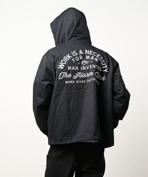 RODEO CROWNS WIDE BOWL（ロデオクラウンズワイドボウル）の「フーデット コーチジャケット（ナイロンジャケット・メンズ・ブラック/グリーン/ベージュ・MEDIUM/LARGE）」の7枚目の写真