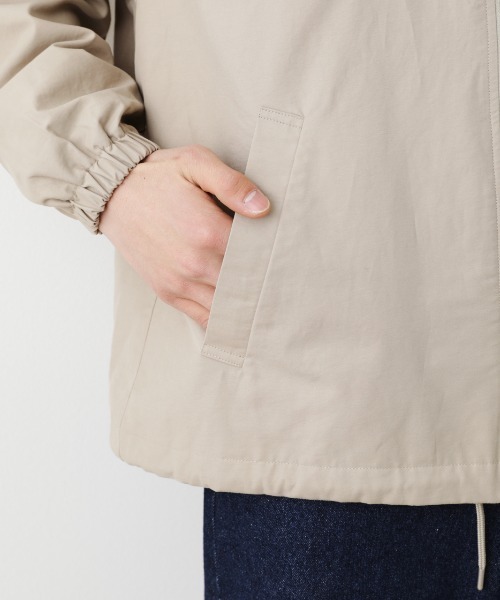 RODEO CROWNS WIDE BOWL（ロデオクラウンズワイドボウル）の「フーデット コーチジャケット（ナイロンジャケット・メンズ・ブラック/グリーン/ベージュ・MEDIUM/LARGE）」の11枚目の写真