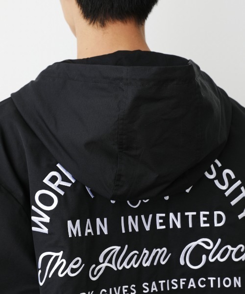 RODEO CROWNS WIDE BOWL（ロデオクラウンズワイドボウル）の「フーデット コーチジャケット（ナイロンジャケット・メンズ・ブラック/グリーン/ベージュ・MEDIUM/LARGE）」の18枚目の写真