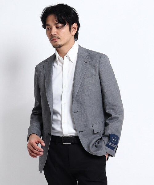 【Sサイズ~】メランジストレッチ ジャケット 安い買付 タケオキクチ ジャケット その他