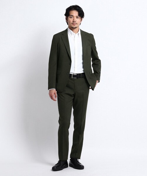 TAKEO KIKUCHI（タケオキクチ）の「◆【Sサイズ～】メランジストレッチ ジャケット（スーツジャケット・メンズ・グレー/カーキ・03/02/04）」の13枚目の写真