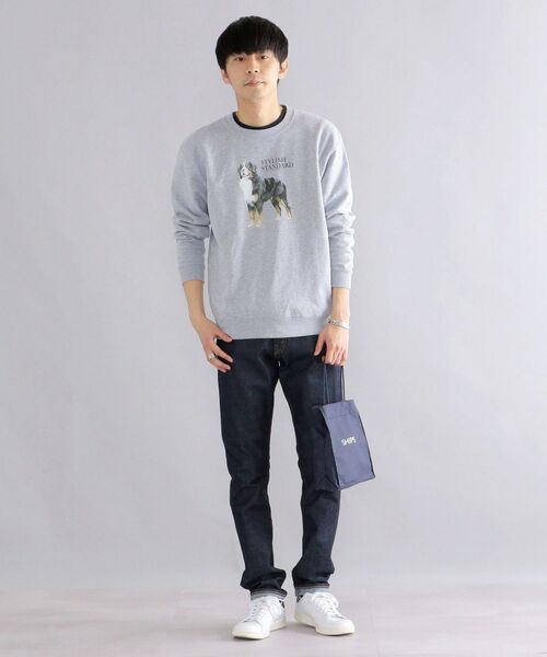 SHIPS（シップス）の「*SHIPS: ビッグシルエット STYLISH STANDARD DOG スウェット（スウェット・メンズ・ロイヤルブルー/ブラック/ネイビー/グレー・LARGE/MEDIUM/X-LARGE）」の22枚目の写真
