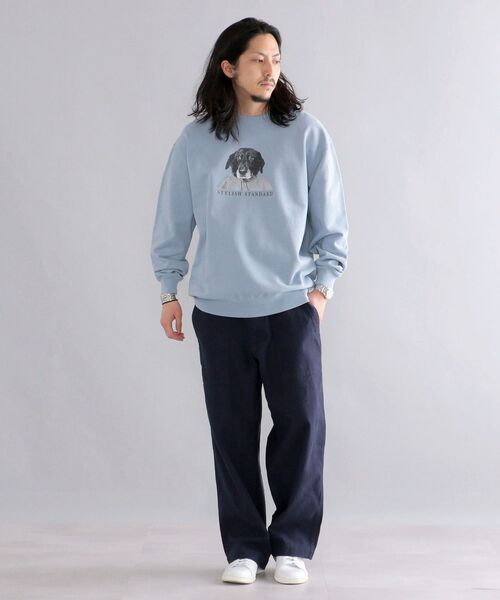 SHIPS（シップス）の「*SHIPS: ビッグシルエット STYLISH STANDARD DOG スウェット（スウェット・メンズ・ロイヤルブルー/ブラック/ネイビー/グレー・LARGE/MEDIUM/X-LARGE）」の17枚目の写真