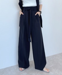 PAGEBOY | リネンライクハイウエストワイドパンツ(その他パンツ)