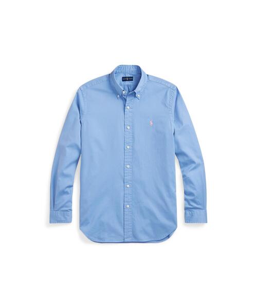 POLO RALPH LAUREN（ポロ ラルフ ローレン）の「クラシック フィット ガーメントダイド ツイル シャツ（シャツ/ブラウス・メンズ・ブルー・S/M/L/XL/XS/XXL）」の4枚目の写真