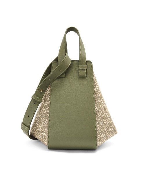 LOEWE（ロエベ）の「ハンモックバッグ スモール (アナグラムジャカード&カーフ)（ハンドバッグ・レディース・グリーン系その他・ONE SIZE）」の3枚目の写真