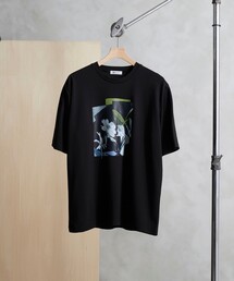 tk.TAKEO KIKUCHI | ネガフラワーコラージュ半袖Tシャツ(Tシャツ/カットソー)