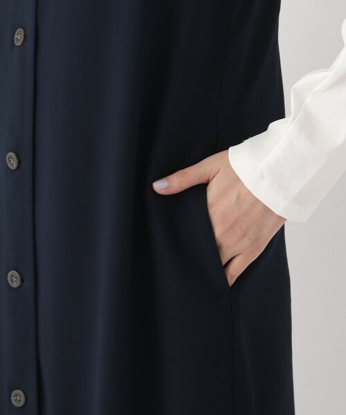 OPAQUE.CLIP(オペークドットクリップ)の「◆【Caffisi】3way ジャンパースカート(スカート・レディース・ダークネイビー/ベージュ系その他2/黄緑系・00)」の14枚目の写真