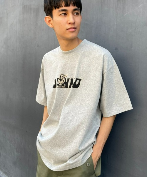 Dunno(ドノウ)の「【DUNNO/ダノウ】Midas snob man Tee ユニセックス(Tシャツ/カットソー・メンズ・ブラック/グレー・MEDIUM/LARGE)」の1枚目の写真