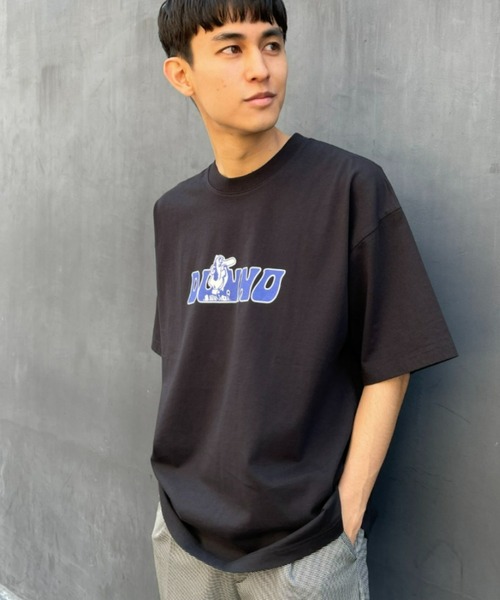 Dunno(ドノウ)の「【DUNNO/ダノウ】Midas snob man Tee ユニセックス(Tシャツ/カットソー・メンズ・ブラック/グレー・MEDIUM/LARGE)」の2枚目の写真