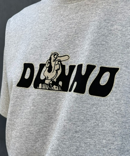 Dunno(ドノウ)の「【DUNNO/ダノウ】Midas snob man Tee ユニセックス(Tシャツ/カットソー・メンズ・ブラック/グレー・MEDIUM/LARGE)」の3枚目の写真