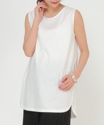 ikka | 裾ラウンドノースリプルオーバー(タンクトップ)