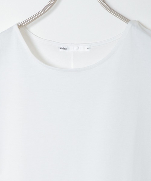 ikka（イッカ）の「裾ラウンドノースリプルオーバー（タンクトップ・レディース・ブラック/オフホワイト/その他1・M/L）」の4枚目の写真